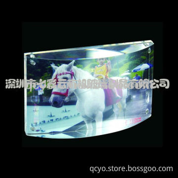 plastic clear good quality photo frame for wholesale